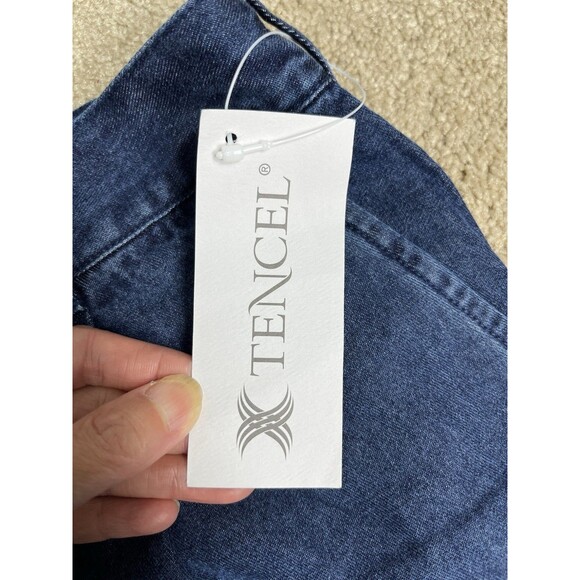 VTG NWT 90s Y2K LL Bean Women’s‎ 12 Petite Tencel Soft Lightweight Tapered Pants - Picture 3 of 12